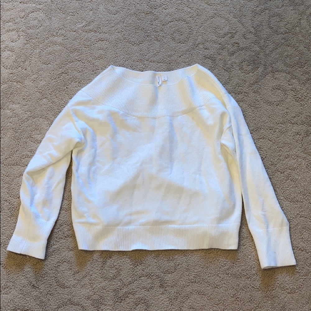 Anthropologie off the shoulder sweater